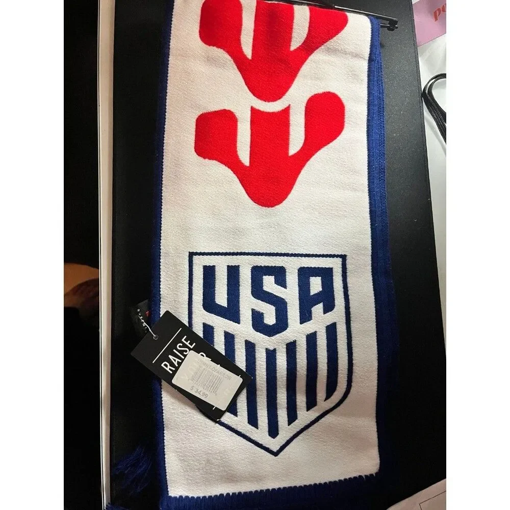 USA Soccer Scarf USMNT Only Forward Scarf Soccer New FIFA Futbal